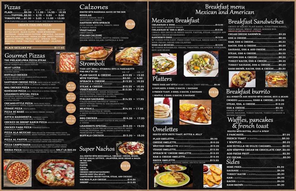 Lisandro's pizza and mexican grill Menu image 2